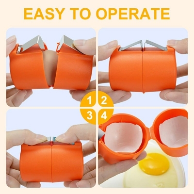 Picture of Egg Shell Opener, 2025 New Egg Cracker Tool for Raw Eggs, Hard Boiled Egg PeelerSeparator,Egg Shell Remover Kitchen Gadgets