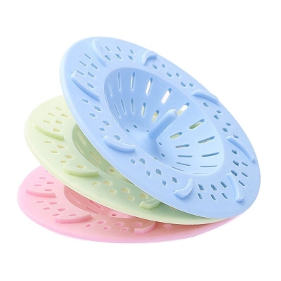 Picture of Anti clogging silicone drain pool sink sewer debris filter net shipping portable Creative Kitchen and Bathroom Sink Filter
