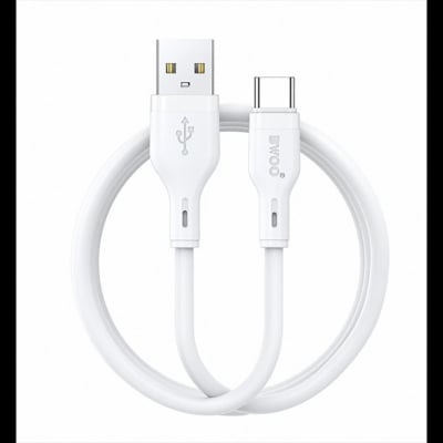 Picture of Bwoo BO-X286V USB Male to Micro-USB Male, 1 Meter, White Charging Cable
