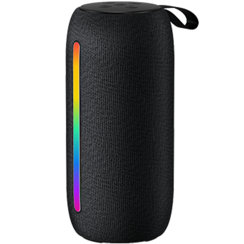 Picture of Bwoo BO-BS86 RGB Black Portable Bluetooth Speaker