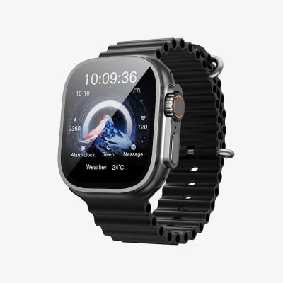Picture of Bwoo BO-WA07 Black Bluetooth Calling Smart Watch