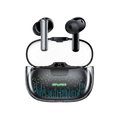 Picture of 🎧 Awei T52 ANC Wireless Bluetooth Earbuds – Dual Noise Cancellation | 34H Battery | Bluetooth 5.3 | IPX4 Water Resistant