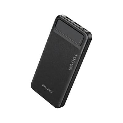 Picture of 🔋 AWEI P5K 10000mAh Portable Power Bank – Dual USB & Type-C | Fast Charge | Travel Powerbank