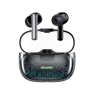 Picture of 🎧 Awei T52 ANC Wireless Bluetooth Earbuds – Dual Noise Cancellation | 34H Battery | Bluetooth 5.3 | IPX4 Water Resistant
