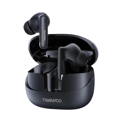 Picture of 🎧 TRANYOO T-M26 TWS Bluetooth Earbuds – High Bass Audio | Touch Control | 5H Playtime | Type-C Charging