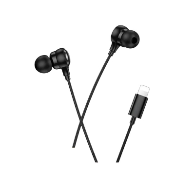 Picture of Hoco M116 Lightning Earphones | 10 mm Driver | Lightning Digital Jack | 1.2 m Tangle‑Resistant Cable | In‑Line Mic & Control | Lightweight 15 g | iPhone/iPad Compatible