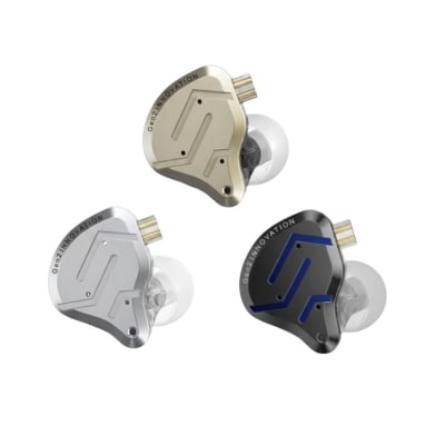 Picture of KZ | ZSN Pro 2 | Hybrid 1BA+1DD Wired In-Ear Monitor (IEM) with Mic | 10mm Dynamic + 30095 BA | Detachable 0.75mm 2-Pin, 3.5mm | Silver-Plated Cable | 26Ω, 108dB, 20–40kHz | Zinc-Alloy Faceplate & Resin Shell.