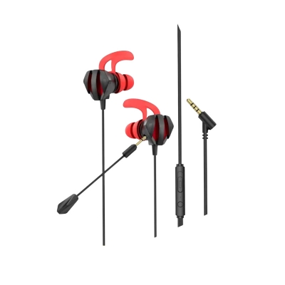 Picture of Hoco | M105 Gaming Earphones | 10 mm Driver | 3.5 mm AUX In‑Ear with Detachable Mic & Volume Control | Ergonomic Ear‑Hook Design