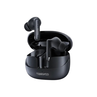 Picture of TRANYOO T‑M26 TWS | Bluetooth 5.3 | IPX5 Waterproof | Touch Control | Noise Reduction Mic | 20 h Playtime | Bangladeshi Affordable Wireless Earbuds