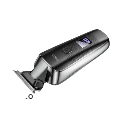 Picture of Hoco HP23 Diamond Electric Hair Clipper | 7,000 RPM Motor | 600 mAh Battery – 90 min Run | LED Display | Stainless‑Steel + PC Body | 3 Comb Guards – Precise Trimming