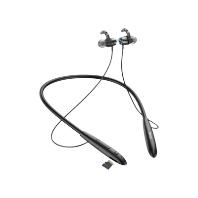 Picture of Neckband Earphones | 200 mAh Battery, 20 H Playback & 330 H Standby | Magnetic Silicone Band | TF Card Slot |