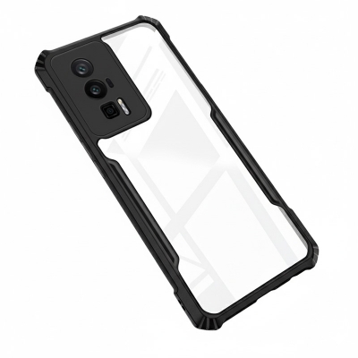 Picture of PlusCase for Xiaomi Poco F5 Pro 5G Case Air Cushion Hard Clear Shockproof Back Cover