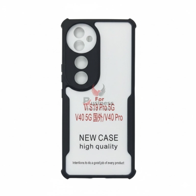 Picture of For Vivo V40 4G/ V40 Pro / S19 Pro Phone Case Air Cushion hard Xundd Clear Transparent Shockproof Armor Cover for Vivo V40 4G/ V40 Pro / S19 Pro  Cover Casing HP