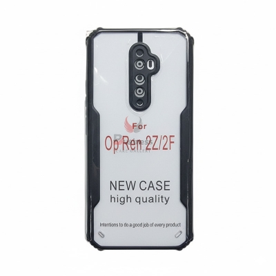 Picture of For Oppo Reno2 Z / Oppo Reno2 F NEW Shockproof TPU Bumper Hard Clear Acrylic Mobile Phone Case For Oppo Reno 2 Z Back Cover