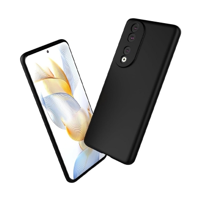 Picture of For Honor 90 Heavy Strong Liquid Silicone Soft Gel Rubber Shockproof Back Cover - Camera - Phone Back Cover