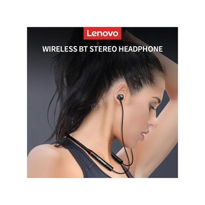 Picture of He05X Sports Magnetic Wireless Earphones -Black - Bluetooth Headphone - Bluetooth Headphone