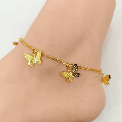 Picture of A pair of Butterfly payel Fashionable  payel  with 6 pis butterfly