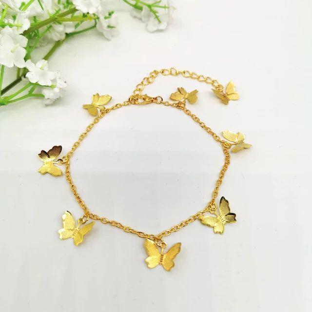 Picture of A pair of Butterfly payel Fashionable  payel  with 6 pis butterfly