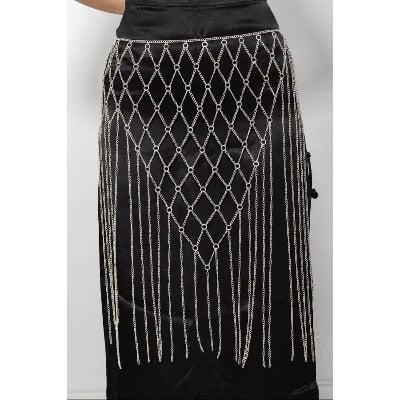 Picture of Fashionable and stylish retro body chain waist chain, simple body chain, chain skirt, Bodychain