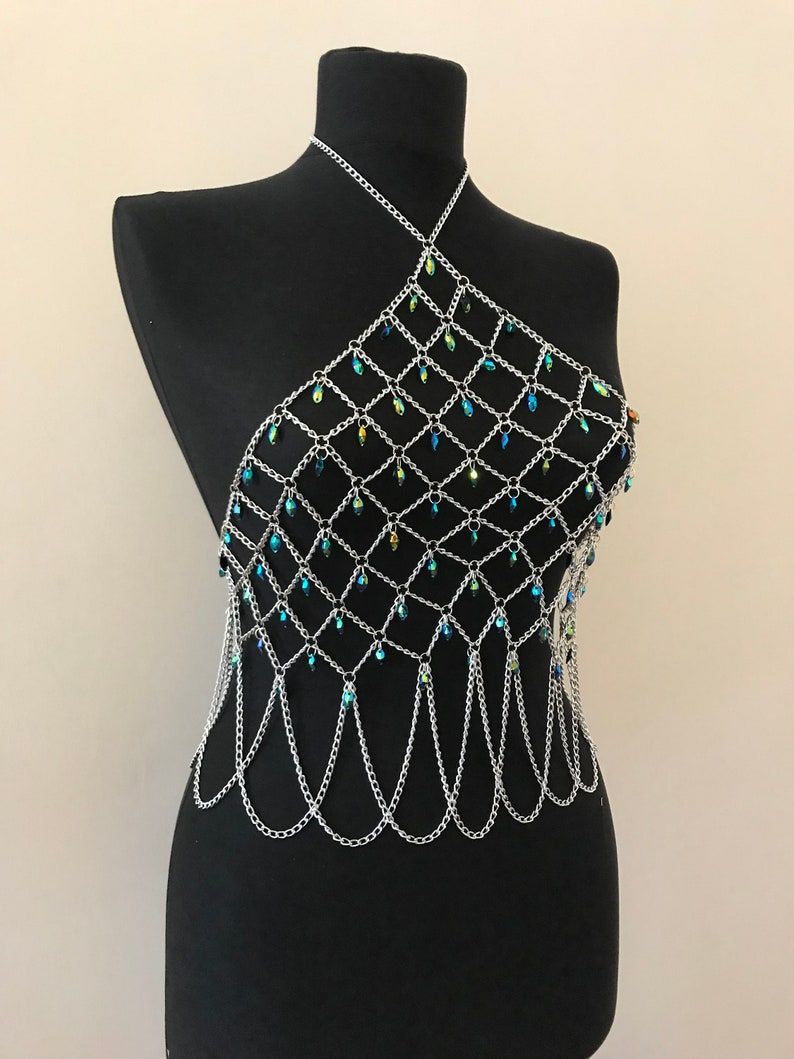 Picture of Stylish Addition - Parallel top fashionable stylish sexy stylish women body jewellery top bikini bra beach ware - Modern - Choice Expression