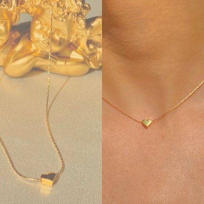Picture of Love Shape Body Jewellery Chain Fashion Chain Necklace - Necklace S