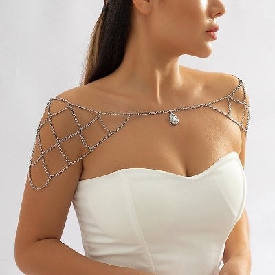 Picture of Butterfly shoulder chain fashion jewellery stylish shoulder necklace jewellery chain Remarkable - Disclose Styles & Luxe