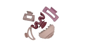 Picture of New trending stylish 5 pis Korean hair claw clip set for women fashion