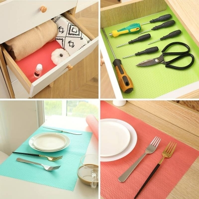 Picture of Washable Refrigerator Mats, Waterproof Fridge Mats, Drawer Mats 3 pcs