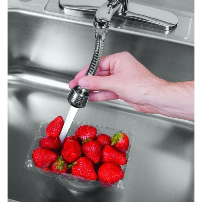 Picture of Turbo Flex 360 Instant Hands Free Faucet Swivel Spray Sink Hose for kitchen, bathroom & outdoor