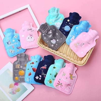 Picture of Hot water bottle with lid, hot and cold therapy, neck and shoulder pain relief portable hot water bottle