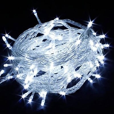 Picture of Fairy Decorative Light 100 Led- White , Weeding Festival Party 33 Feets water proof Led Light.