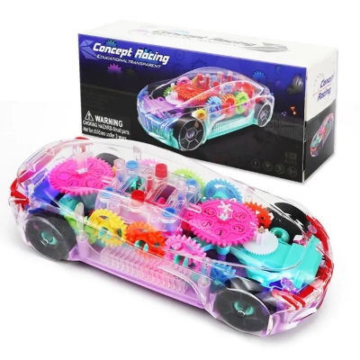 Picture of Play with Concept Racing Cars Transparent Car Toys - Concept racing Car with Transparent design, and 360 Degree Rotation.