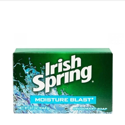 Picture of International Thailand product Irish Spring Moisture Blast Soap used for male/ female - 104 gm