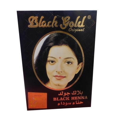 Picture of Black Gold Henna Hair Colour 10 Gram Pack of 6 Pouches