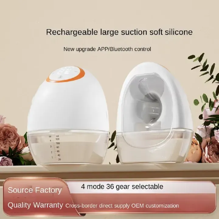 Picture of Wearable Silent Pump for Moms – Easy One-Button Control Wearable Portable Painless Mute Massager-1200mah Battery