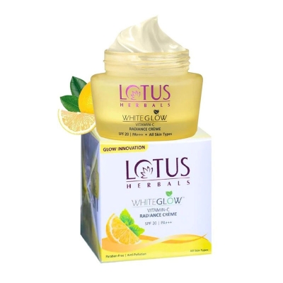 Picture of International Indian Product  Herbals Whiteglow Vitamin-C Radiance Cream Spf 20 (35gm)