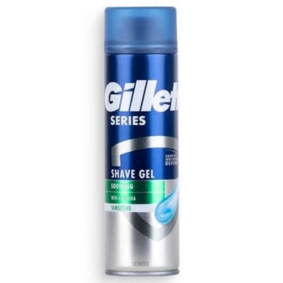 Picture of International Colombia product Skin care Shave Gel Soothing with Aloe Vera used for male - 200 ml