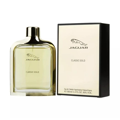 Picture of International France product Body perfume party scent Jagur Classic Gold used for male - 100 ml