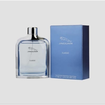 Picture of International France product Body perfume party scent Jagur Classic Blue used for male - 100 ml