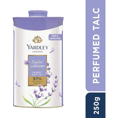 Picture of International England product Yardley English LAVENDER talcum powder used for male/ female/ baby - 250 GM