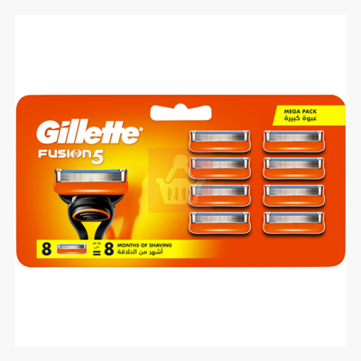 Picture of Gillette Fusion 8pcs Cartridge Blade