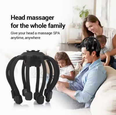 Picture of Electric Head Massager For Stress Relief & Scalp Massage & Physiotherapy Claw Multicolor 