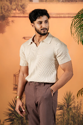 Picture of Napoli Sand Knit Polo