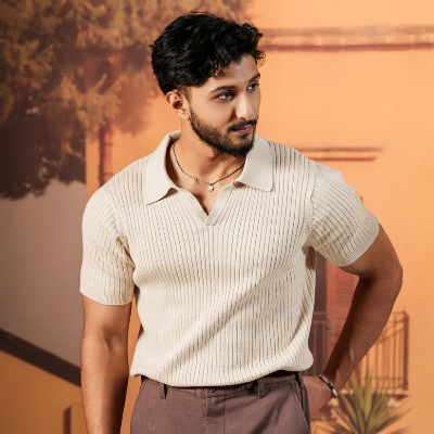Picture of Napoli Sand Knit Polo
