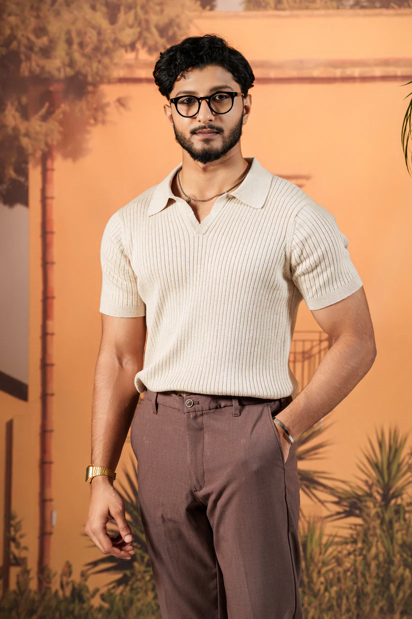 Picture of Napoli Sand Knit Polo