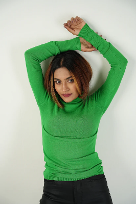 Picture of Kelly Green Turtleneck