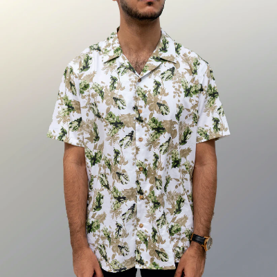 Picture of Green Floral Print Shirt