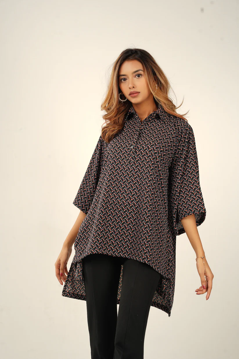 Picture of Black Aztec Shirt