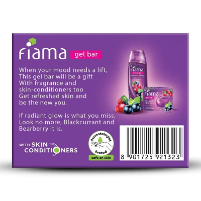 Picture of Fiama Gel Bar Bearberry & Blackcurrant 125gm
