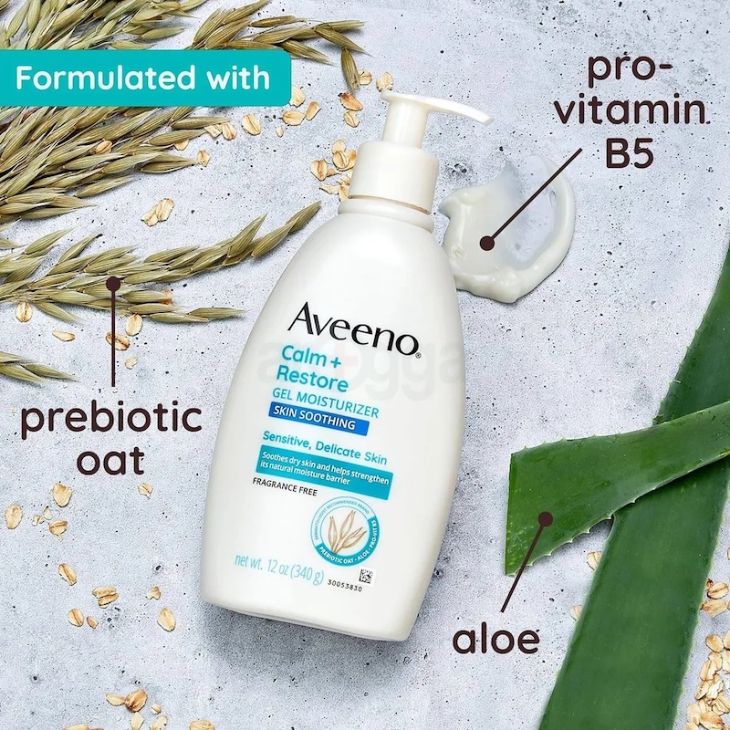 Picture of Aveeno Calm + Restore Gel Moisturizer, Skin Soothing – 340ml